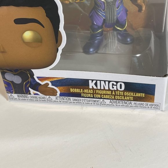 Funko Pop! Marvel Eternals - #731 - Kingo Vinyl Bobble-Head - New In Box - Picture 2 of 10